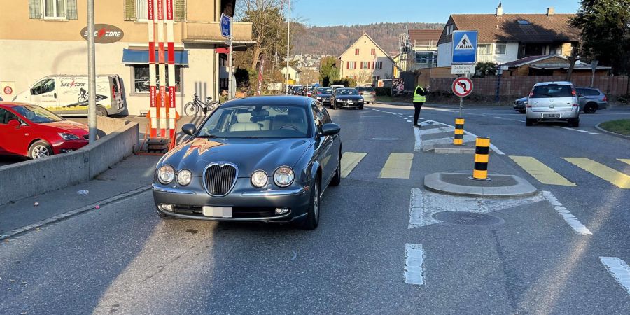 Unfallstelle in Windisch.