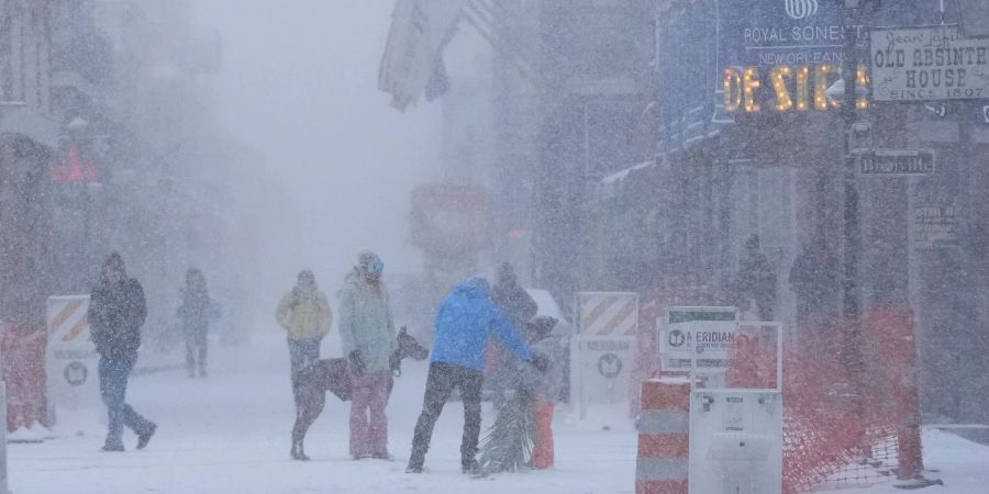 Schnee in Florida - Kältetote in Texas