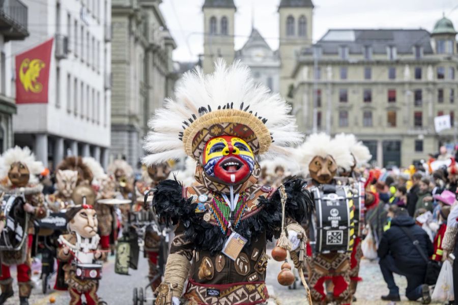 In Luzern geht es in gut zwei Wochen los mit der Fasnacht 2025. (Archivbild)