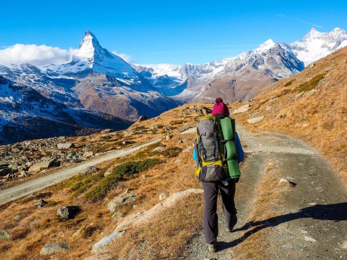 Vor langen Wanderungen sollte man trainieren. Wandern