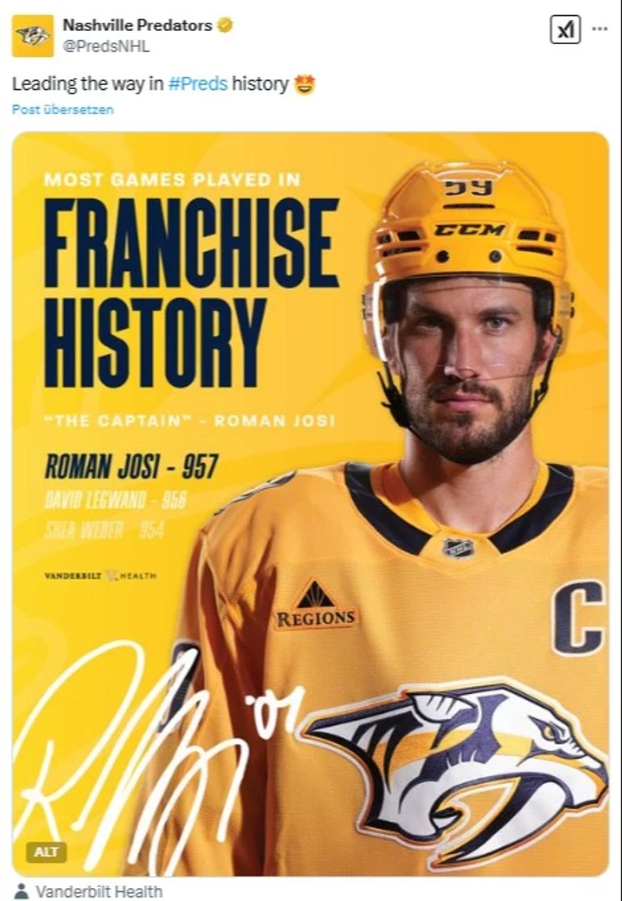 Roman Josi NHL