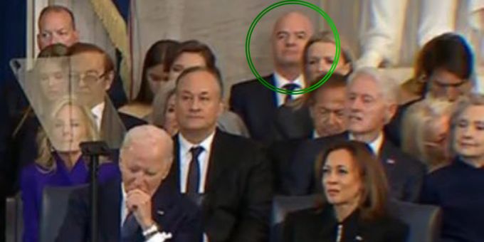 «Was zum Teufel…» - Darum war Fifa-Infantino an Trumps Vereidigung