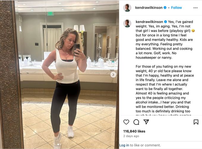 Kendra Wilkinson wehrt sich gegen ihre Hater. Kendra Wilkinson