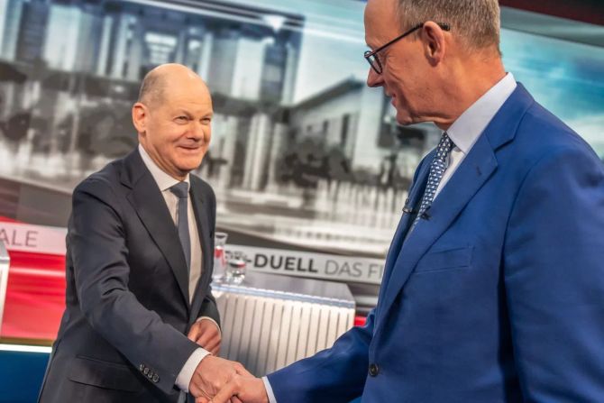 TV-Duell Scholz Merz