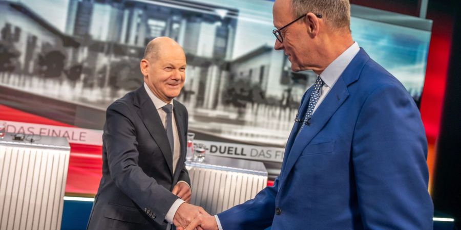 TV-Duell Scholz Merz