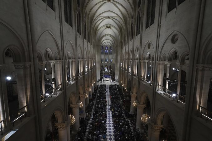 Die Notre Dame wurde nach der Restaurierung eingeweiht. Notre Dame
