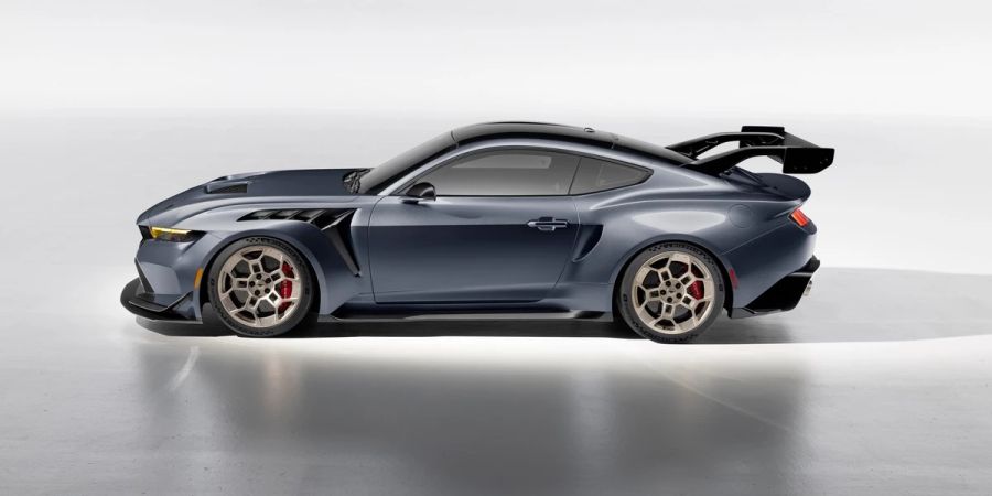 Der Super-Mustang: die strassenzugelassene Version des GT3-Rennwagens, der dieses Jahr in Le Mans antreten wrid