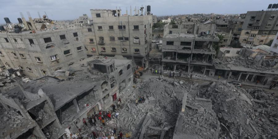 Trümmer Gaza Krieg Konflikt