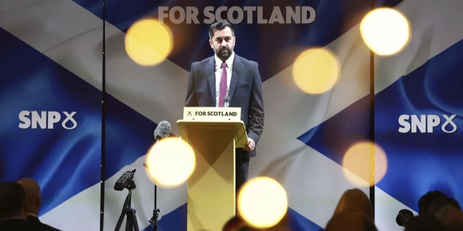 Humza Yousaf. Ehemaliger Chef Regierung Schottland