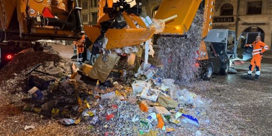 Basler Fasnacht Abfall