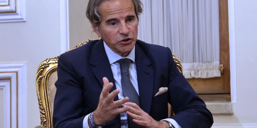 ARCHIV - Der Chef der Internationalen Atomenergiebehörde (IAEA), Rafael Grossi. Foto: Uncredited/AP/dpa/Archivbild