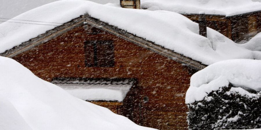 Seit 37 Jahren wurde in La Creusaz im Wallis nicht mehr so viel Schnee an einem 20. Februar gemessen. (Symbolbild)