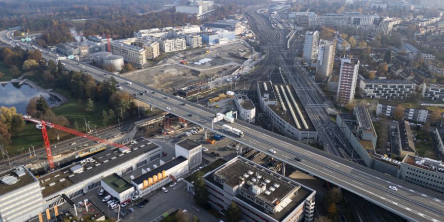 Auf dem heutigen EWB- und BLS-Areal im Westen von Bern soll ein neues Quartier entstehen. (Archivbild)