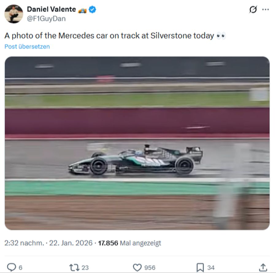 Mercedes Formel 1 Silverstone