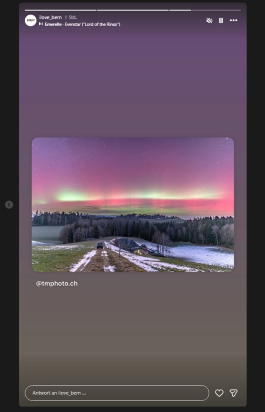 Auch im Kanton Bern waren diese zu sehen.