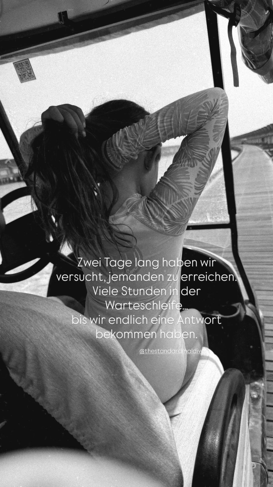 Auf Instagram erzählt sie, was sie alles schon unternommen haben, um wegzukommen.