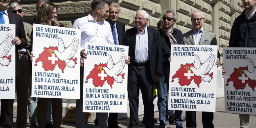 Die zuständige Nationalratskommission lehnt die Neutralitätsinitiative ab, und sie will auch keinen direkten Gegenvorschlag dazu. (Archivbild)