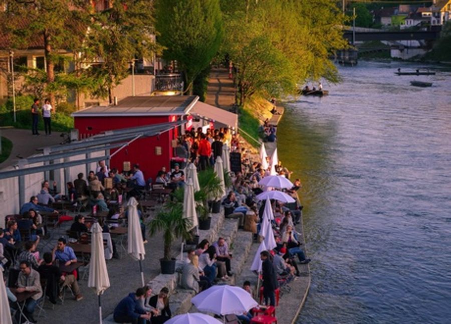 Fäkalien und WC-Papier in Aare wurden vor dem Oltner Aarebistro gesichtet.