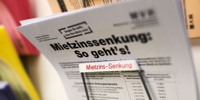 Mietzinsreduktion