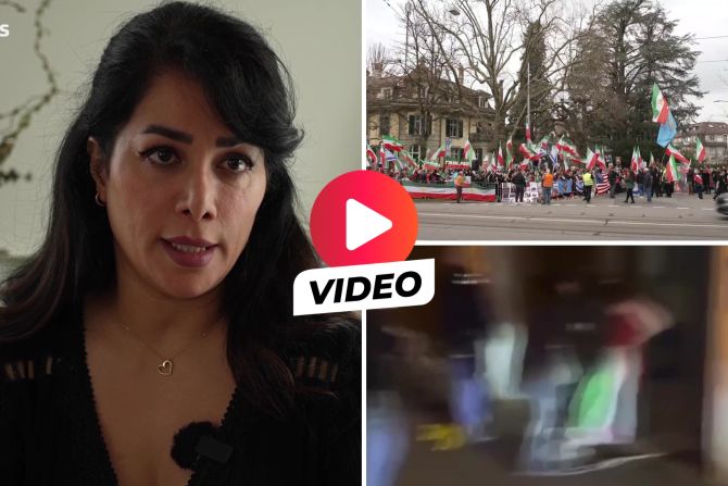 Exil Iranerin Bern Protest