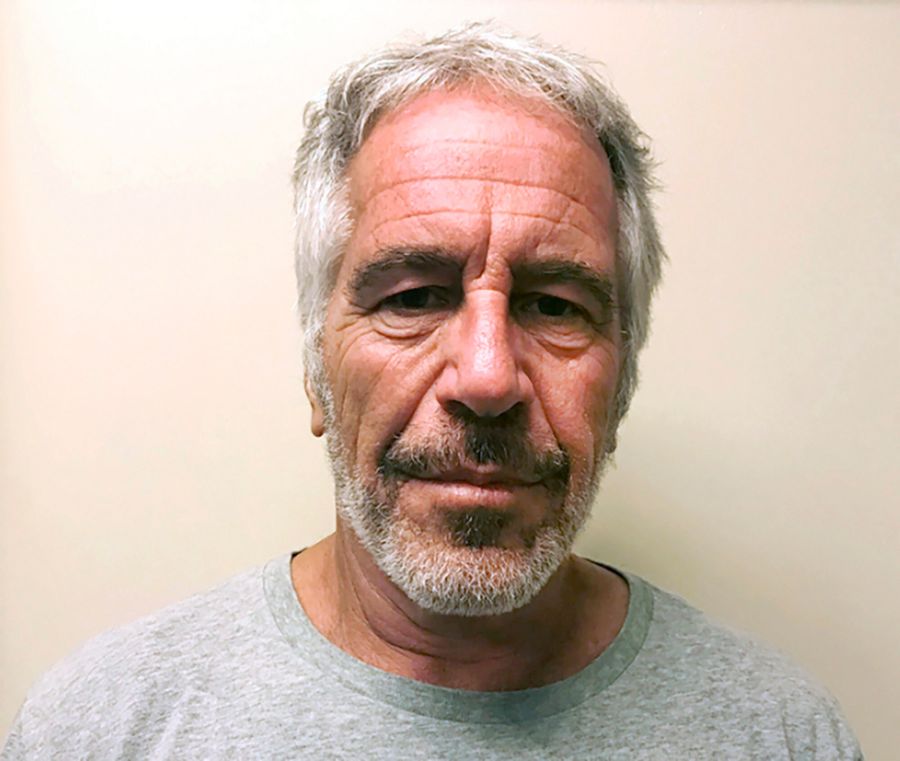Portrait von Jeffrey Epstein.