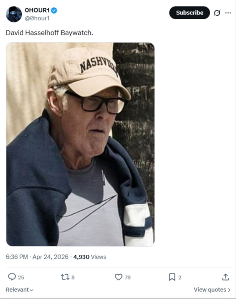 Auf neuen Bildern sieht er gebrechlich aus, er braucht einen Rollator.