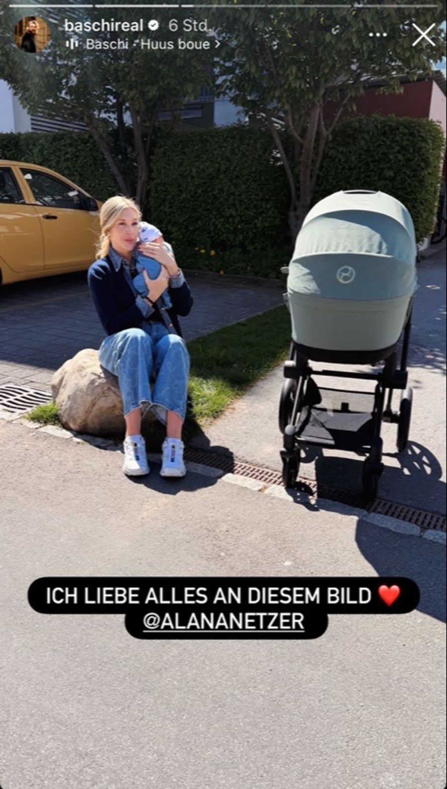 Der Schweizer Sänger Baschi gewährt Einblick in seinen neuen Alltag mit Baby.