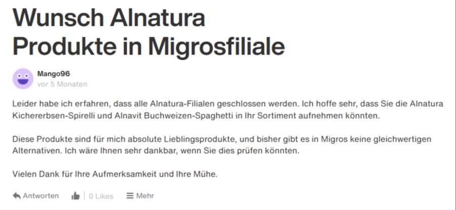 ... und jemand Pasta-Sorten.