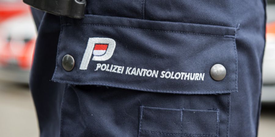 Die Kantonspolizei Solothurn rückte wegen einem gesprengten Geldautomaten aus. (Archivbild)