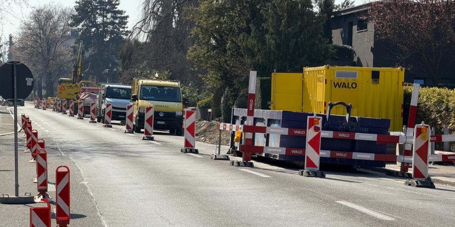 Seestrasse Baustelle