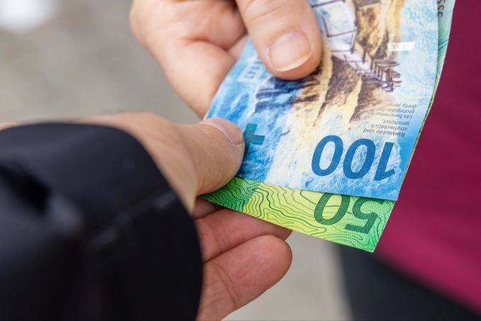 Je höher die Rechnung, desto tiefer das Trinkgeld. Franken