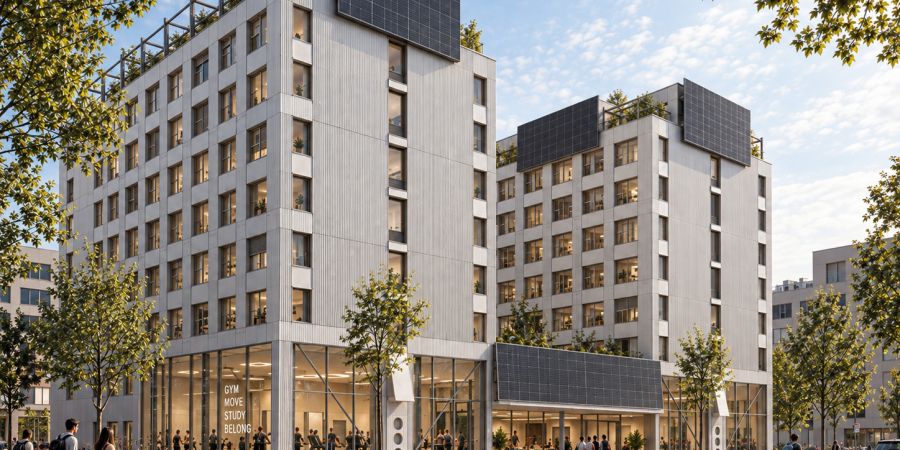 Das neue Mehrgenerationen Quartier in Neuhegi vereint Wohnen, Arbeiten,