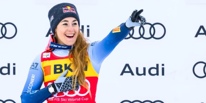 Sofia Goggia hat sich einen Foto-Patzer erlaubt. (Archivbild) sofia goggia