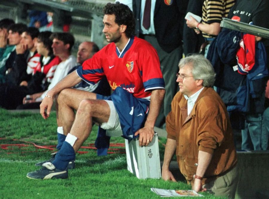Maurizio Gaudino im Trikot des FC Basel.