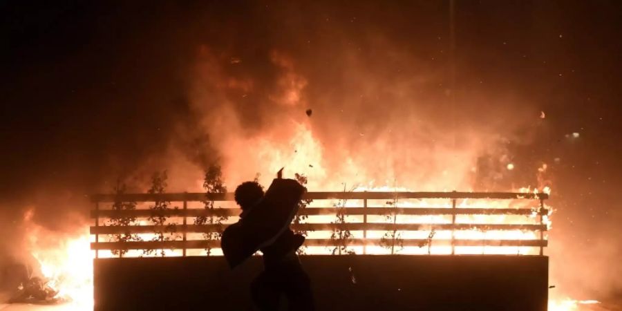 Ausschreitungen gab es unter anderem in Barcelona