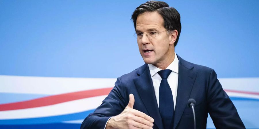 Dutch PM Rutte weekly press conference