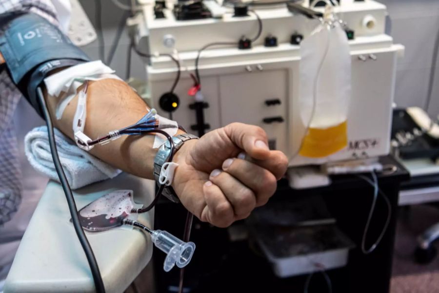 corona patient blut plasma