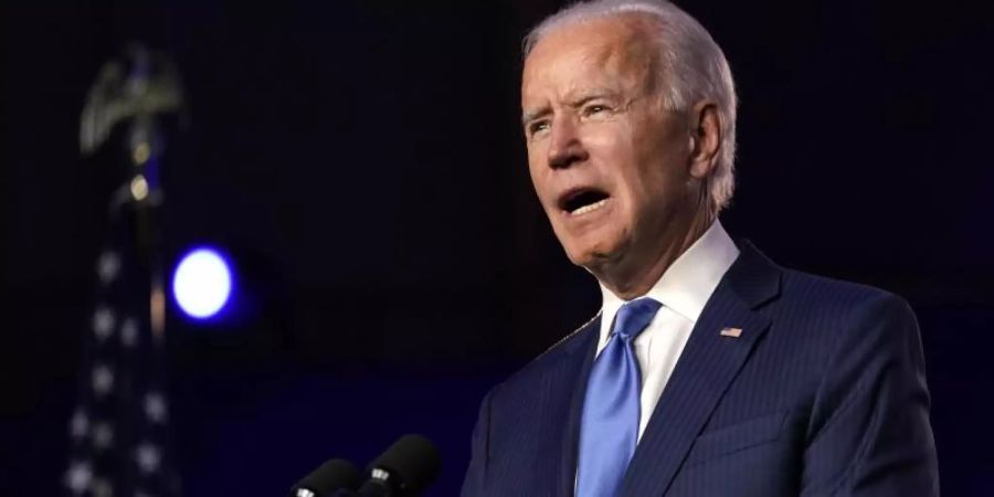 Joe Biden hält eine Ansprache. Foto: Carolyn Kaster/AP/dpa