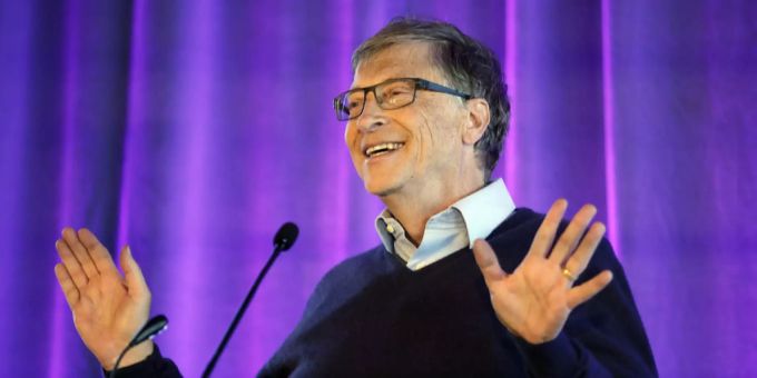 Bill Gates wurde gegen das Coronavirus geimpft. Bill Gates