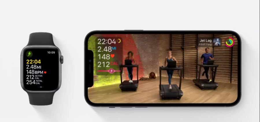 Apple verspricht ganz im Sinne des Lockdowns ein Training in Fitness-Studio-Manier.