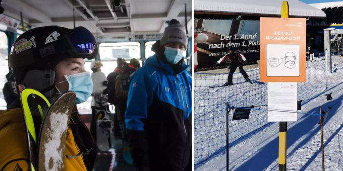 Trotz Einschränkungen - Skigebiete erleichtert über guten Saisonstart
