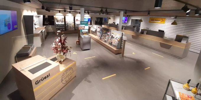 Post modernisiert Filialen in der Stadt St. Gallen.
