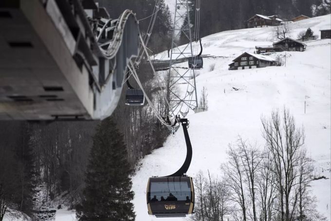 Der Eiger Express startet in Grindelwald. Eiger Express