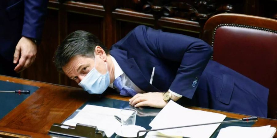 Italiens zurückgetretener Regierungschef Giuseppe Conte