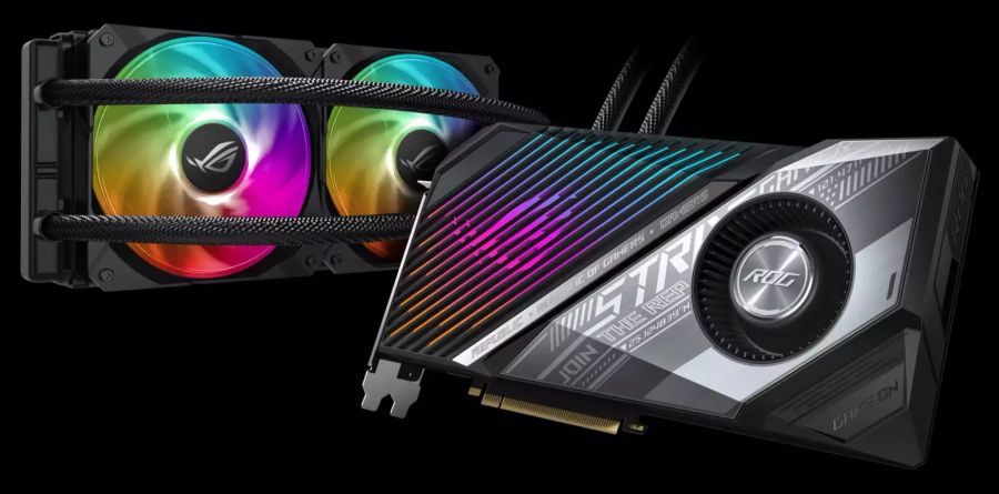 ...die ROG Strix LC Radeon RX 6800 XT...