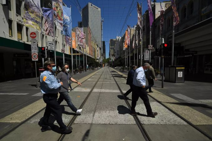 In Melbourne wurde der Lockdown erst vergangenen Mittwoch aufgehoben. Melbourne