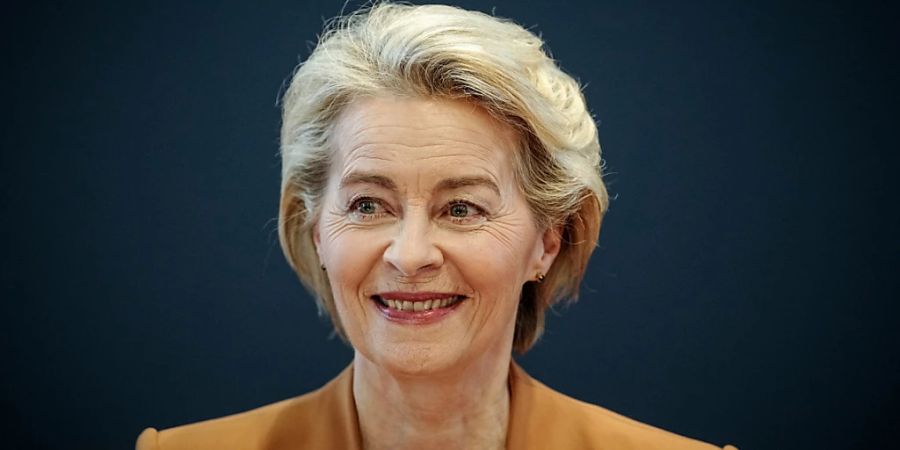 Der Posten des EU-Kommissionspräsidenten muss nach den Europawahlen im Juni neu besetzt werden. Die Chancen sind deswegen gross, dass von der Leyen Präsidentin bleiben kann. Foto: Kay Nietfeld/dpa