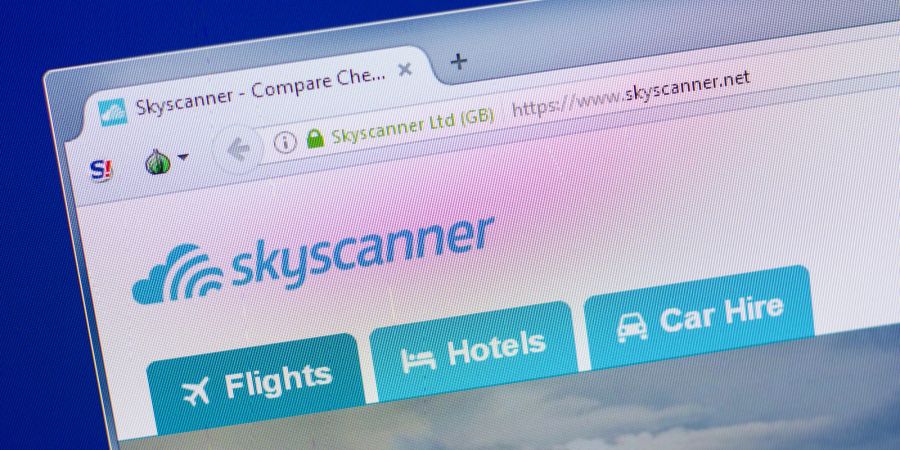 Bei Skyscanner können Sie nicht nur günstige Flüge, sondern auch gute Hoteldeals finden.