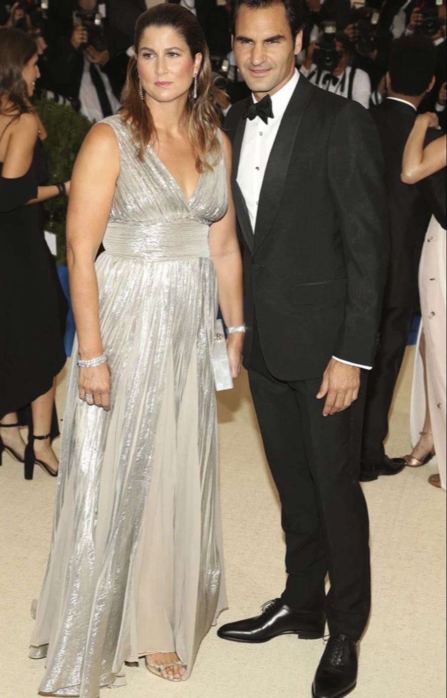 Mirka und Roger bei der Met Gala 2017.