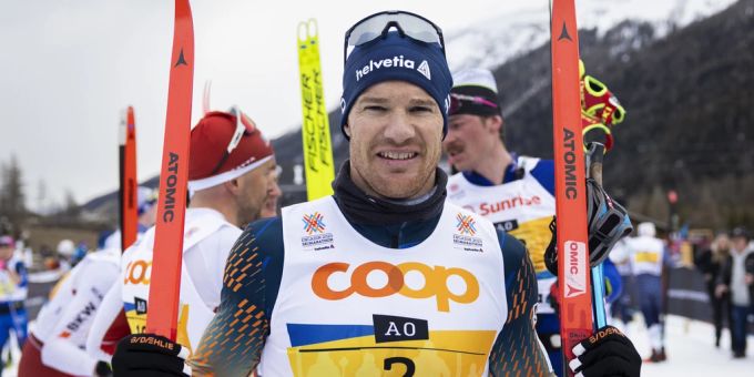 Dario Cologna zeigt beim 54. Engadiner Skimarathon eine starke Leistung. (Archivbild) Engadin Skimarathon
